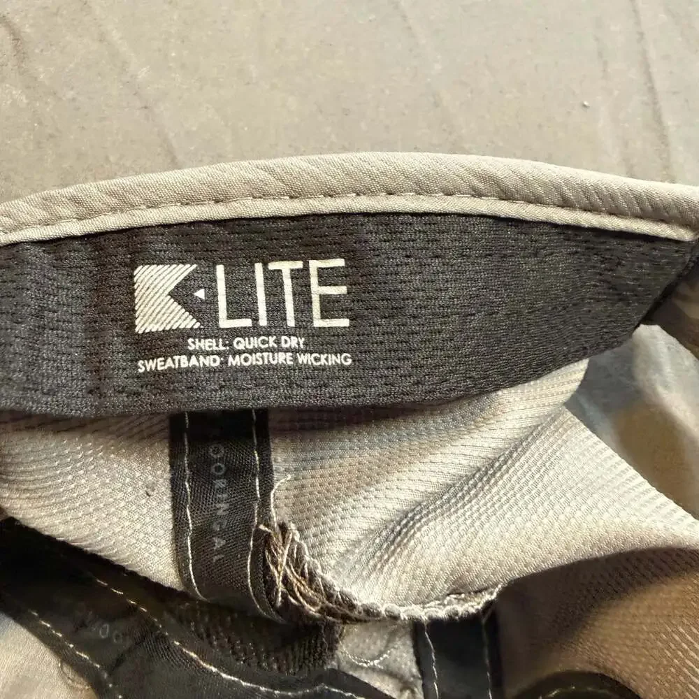 Kooringal K-Lite Performance Running Hat Gray Quick Dry Moisture Wicking